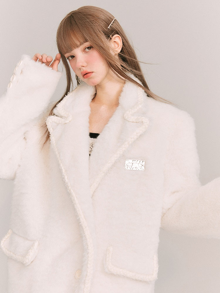 Furry Hairy Twist Jacket