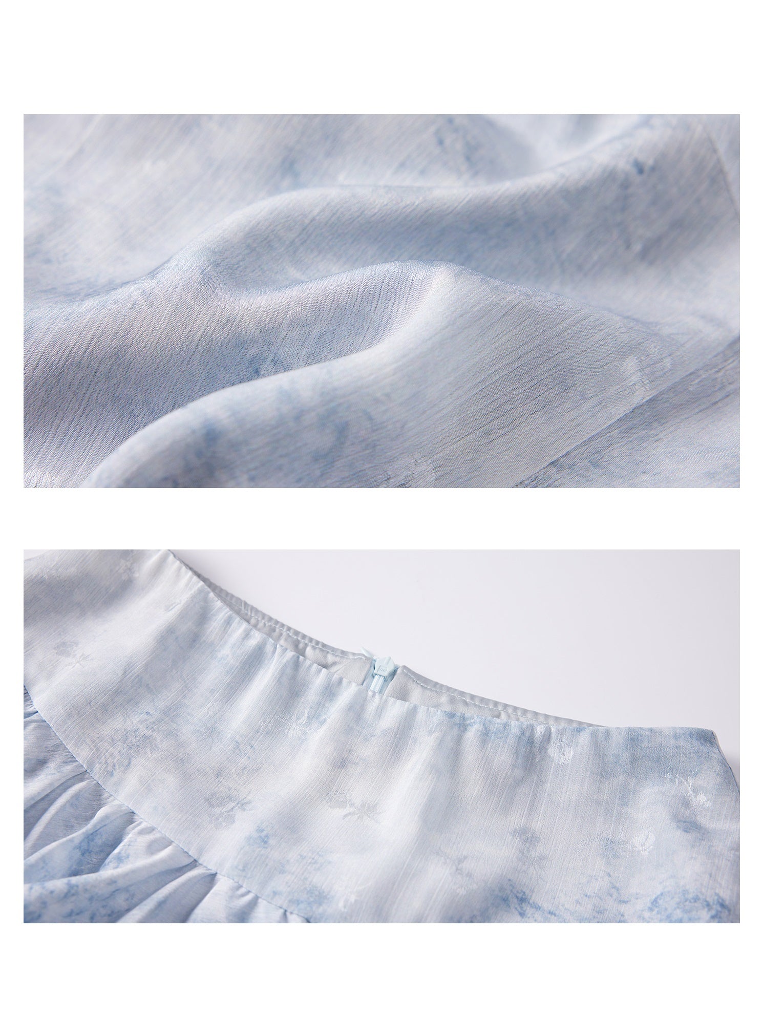 Hanging Neck SleevelessTop & Cake Skirt