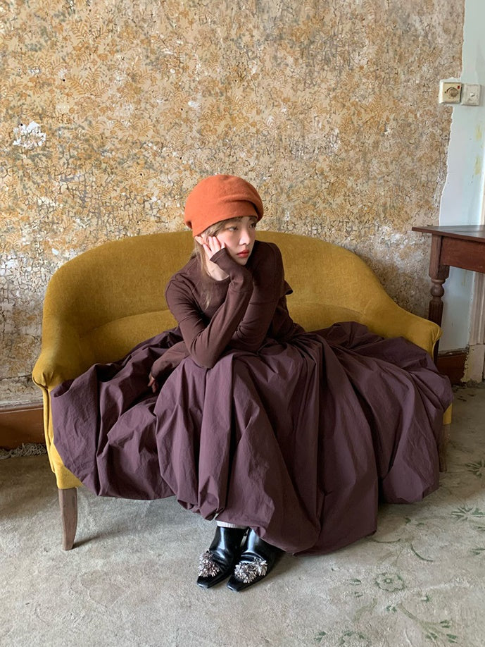 매우 큰 주름 구름 치마