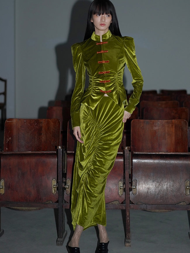 Samtfalten -Longrock