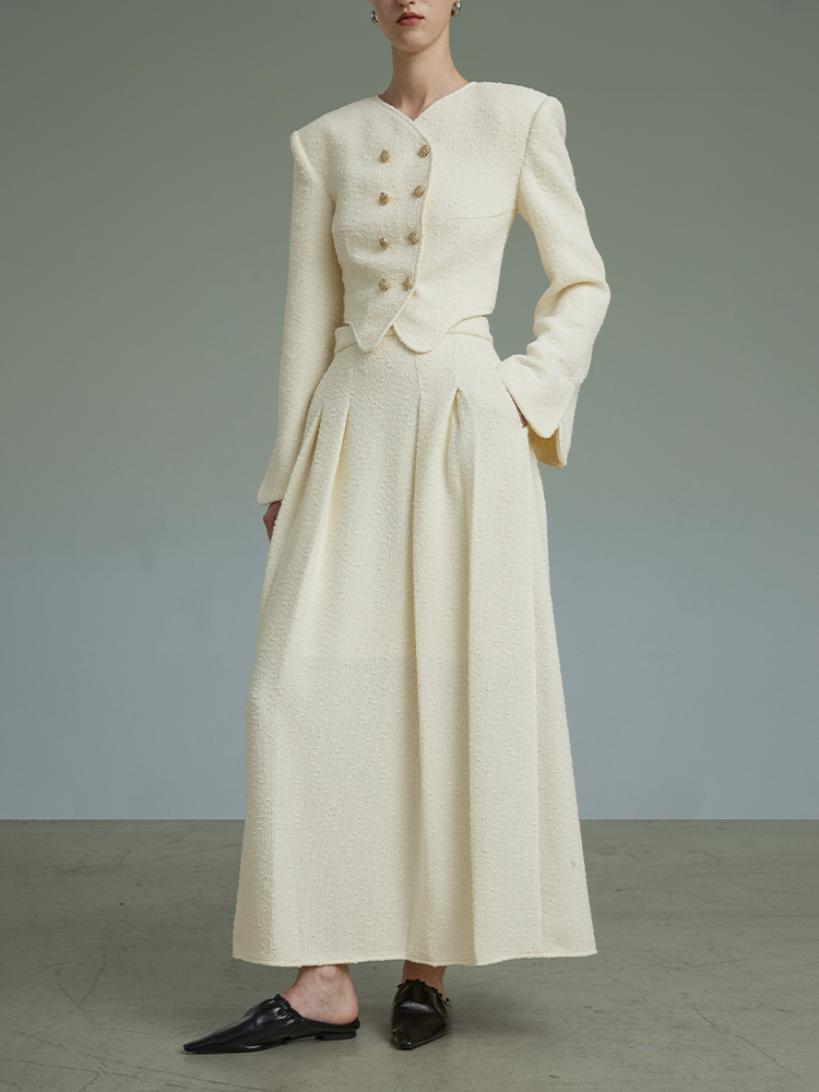 French Retro Small Fragrance Jacket & Skirt