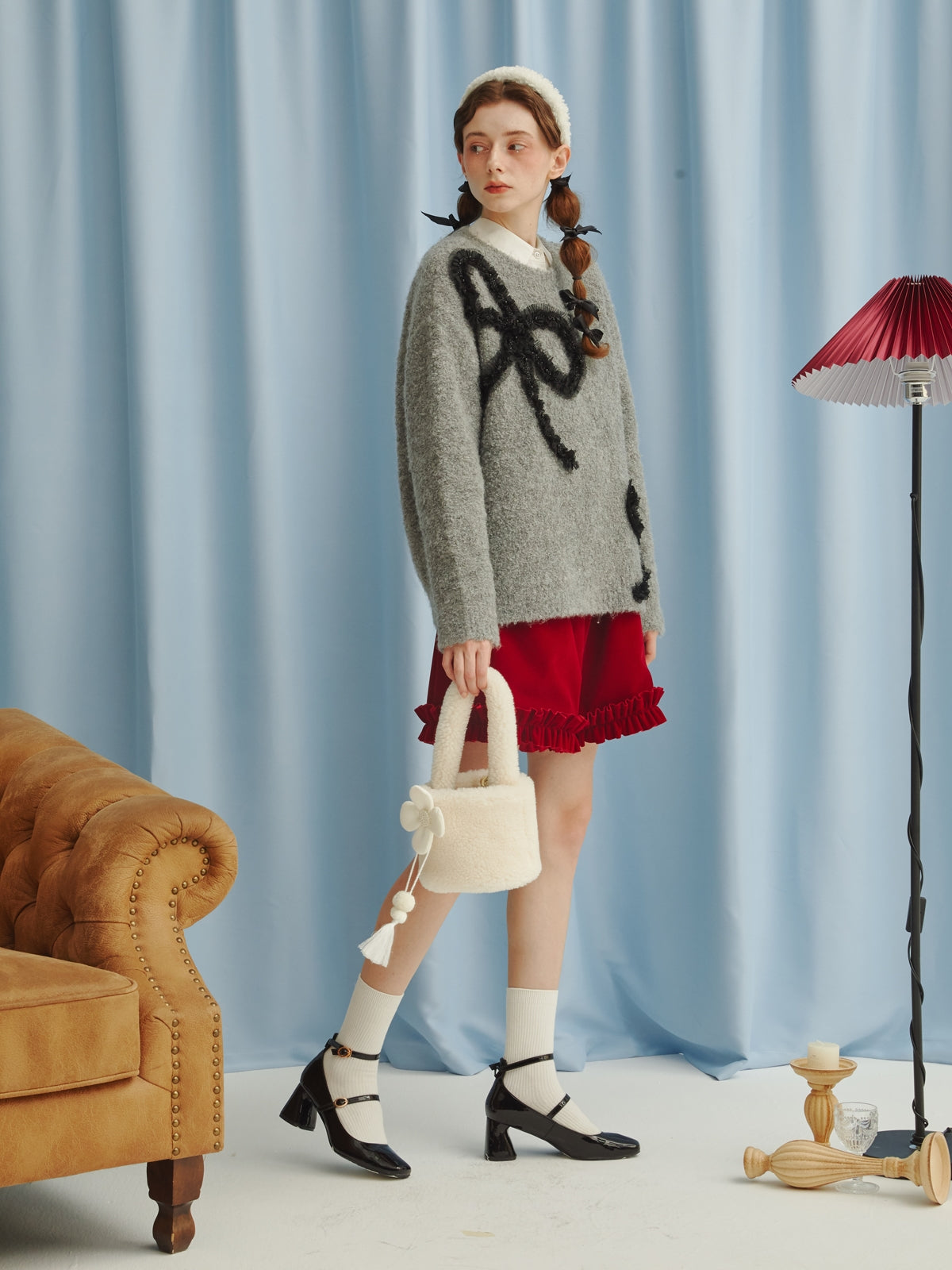 Süße süße Band Stickpullover stricke