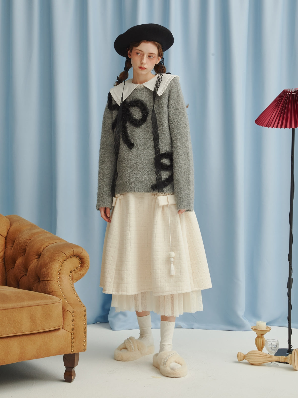 Süße süße Band Stickpullover stricke