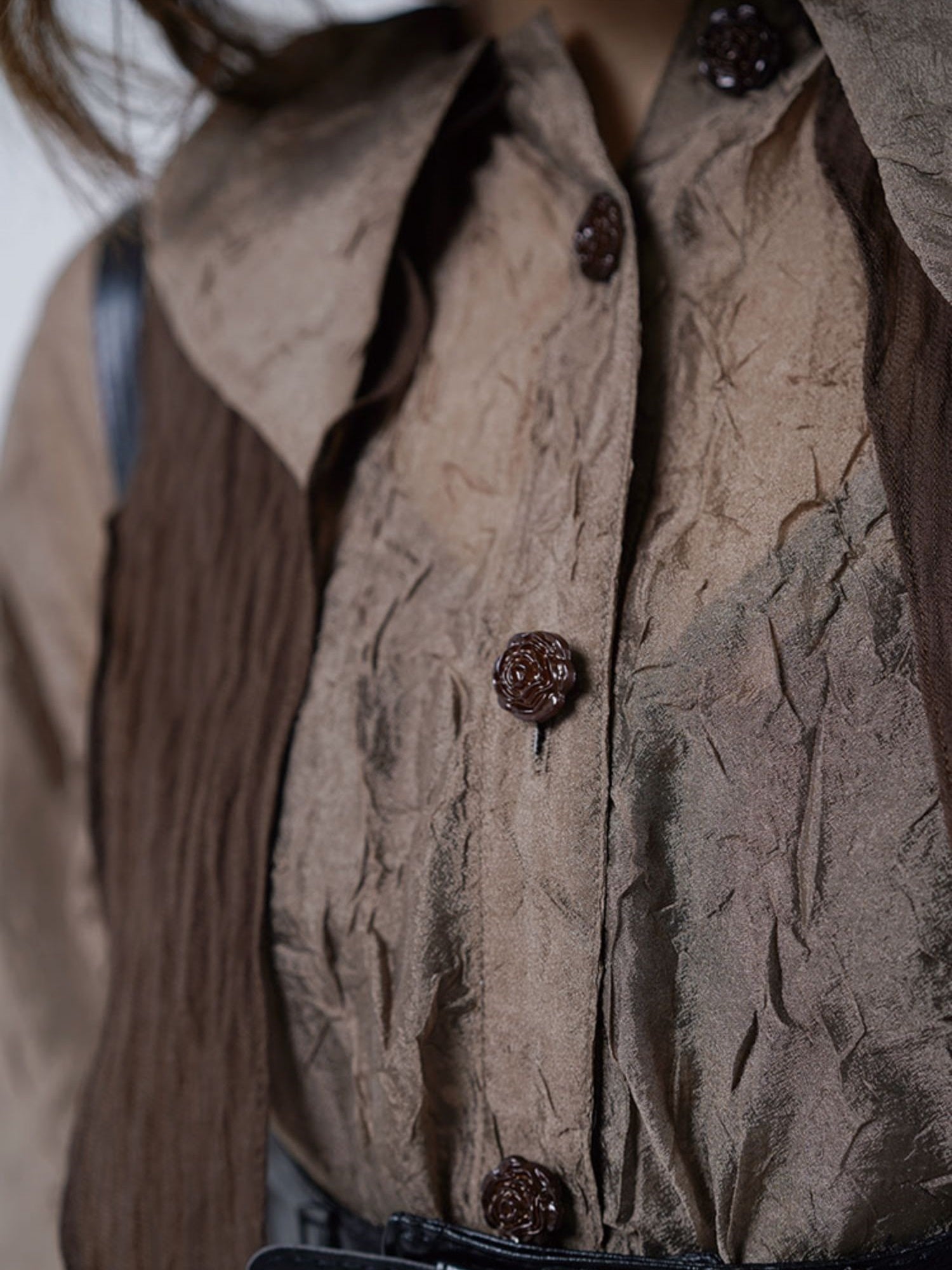 케이크 소매 셔츠