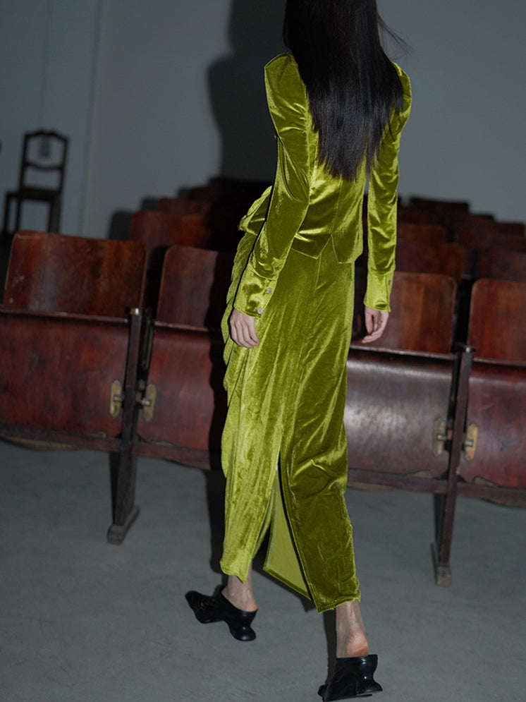 Samtfalten -Longrock