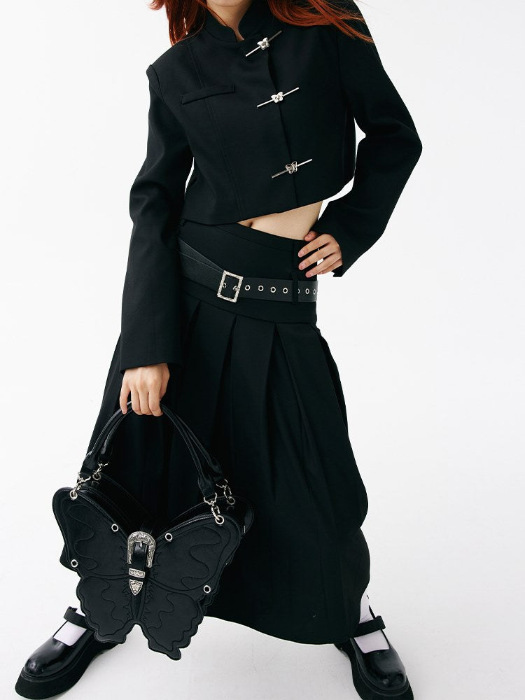 Jupe longue à taille basse