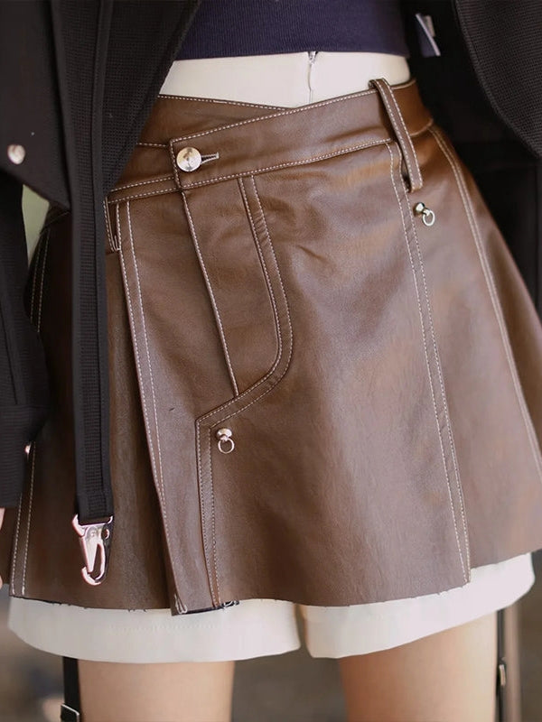 British Style Anzug Jacke & Shirt & Culottes