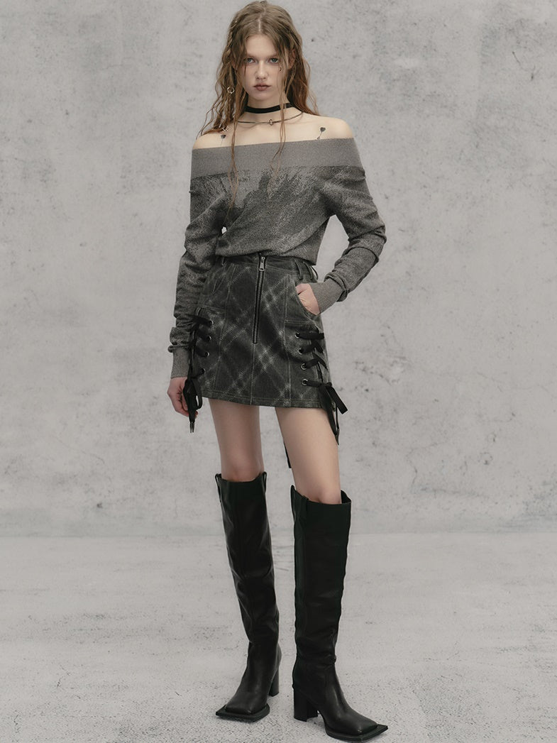 ONE-SHOULDER PULLOVER