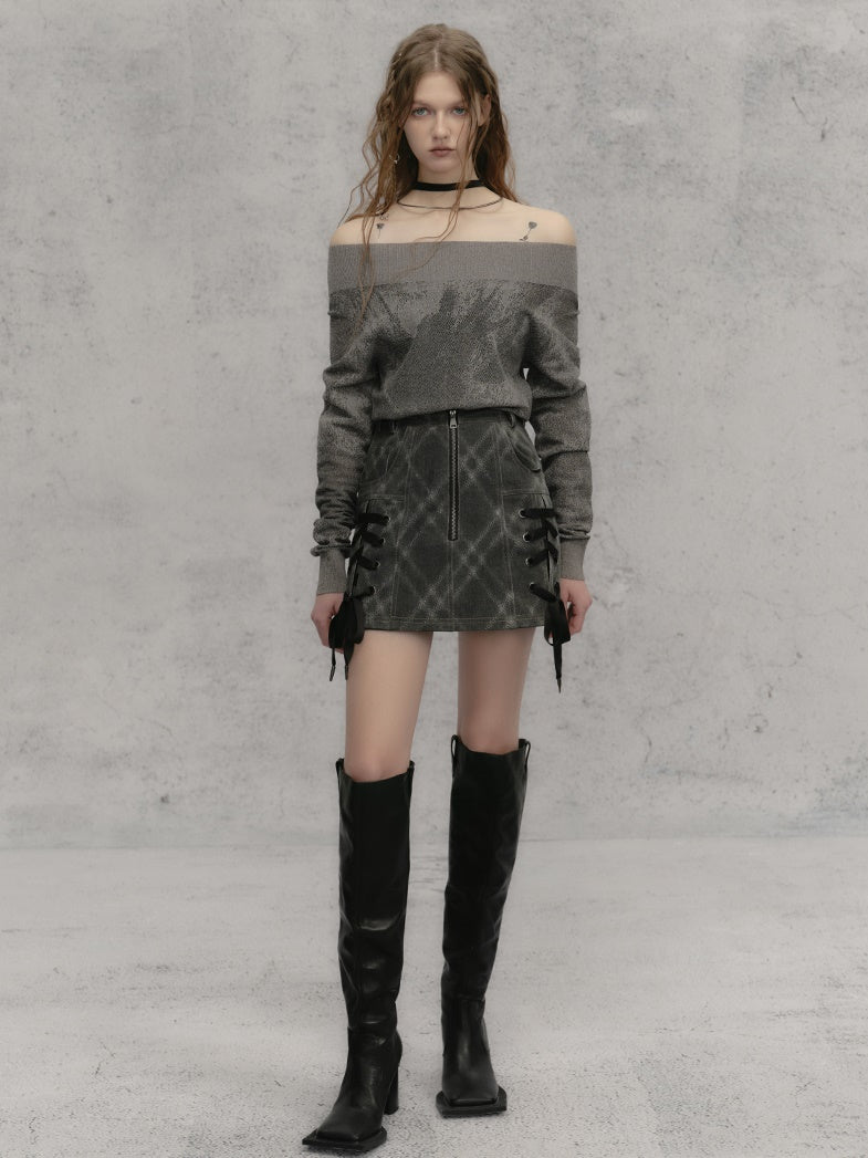 ONE-SHOULDER PULLOVER