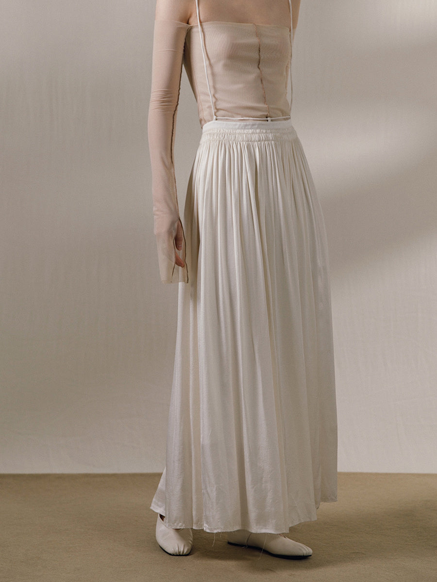 2way tie-dye 자연스러운 일체형 스커트