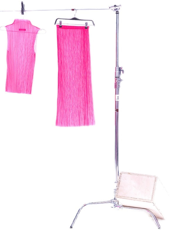 Pleated Sleeveless Top & Skirt Setup