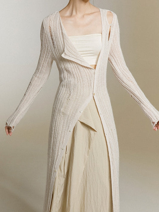 Long Knitted Cardigan