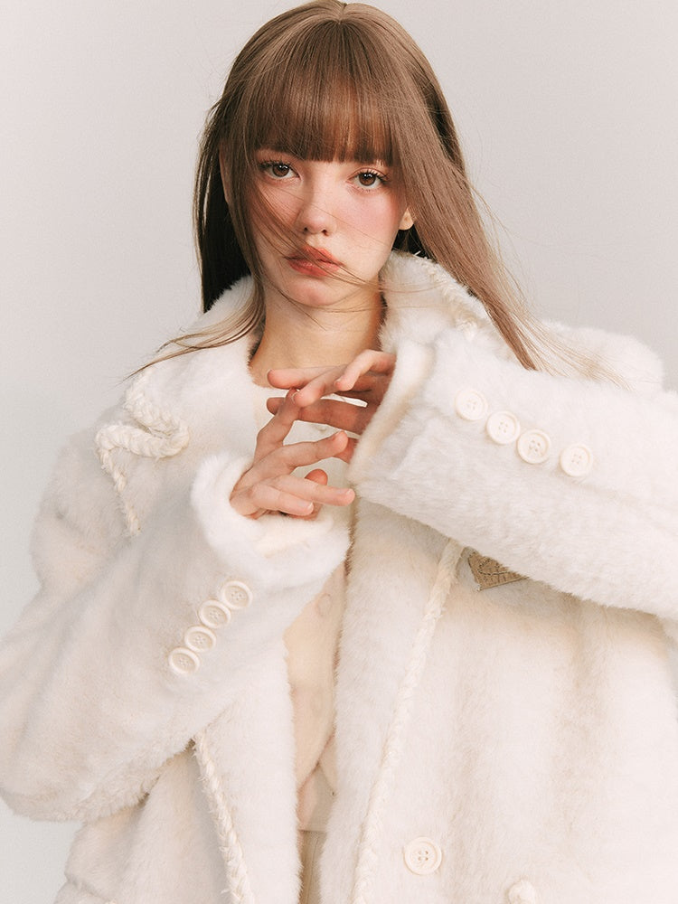 Furry Hairy Twist Jacket