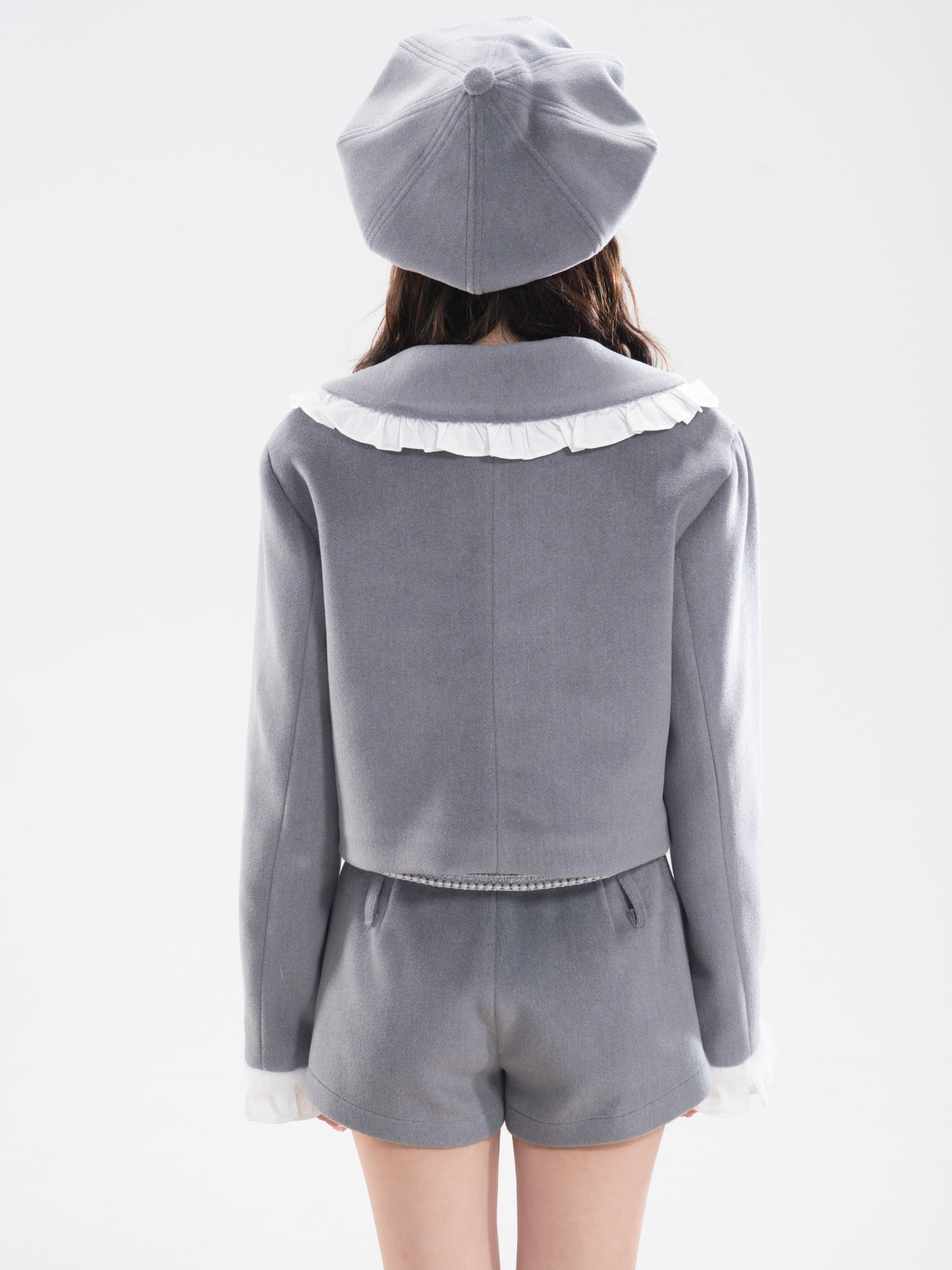 Quilted Jacket & Shorts Pants