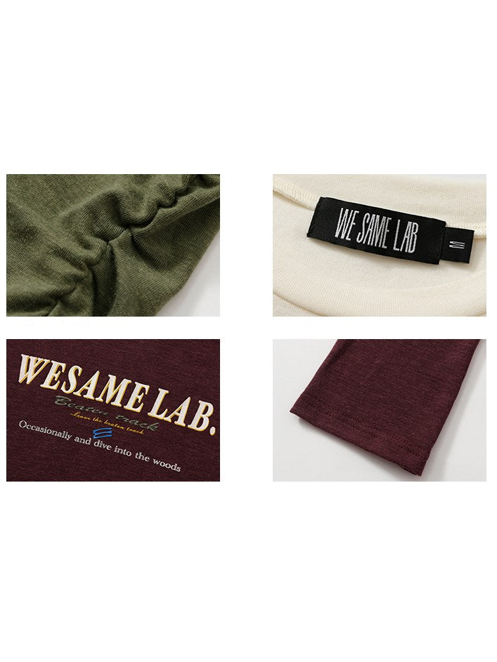 Briefe drucken Langarm T-Shirt