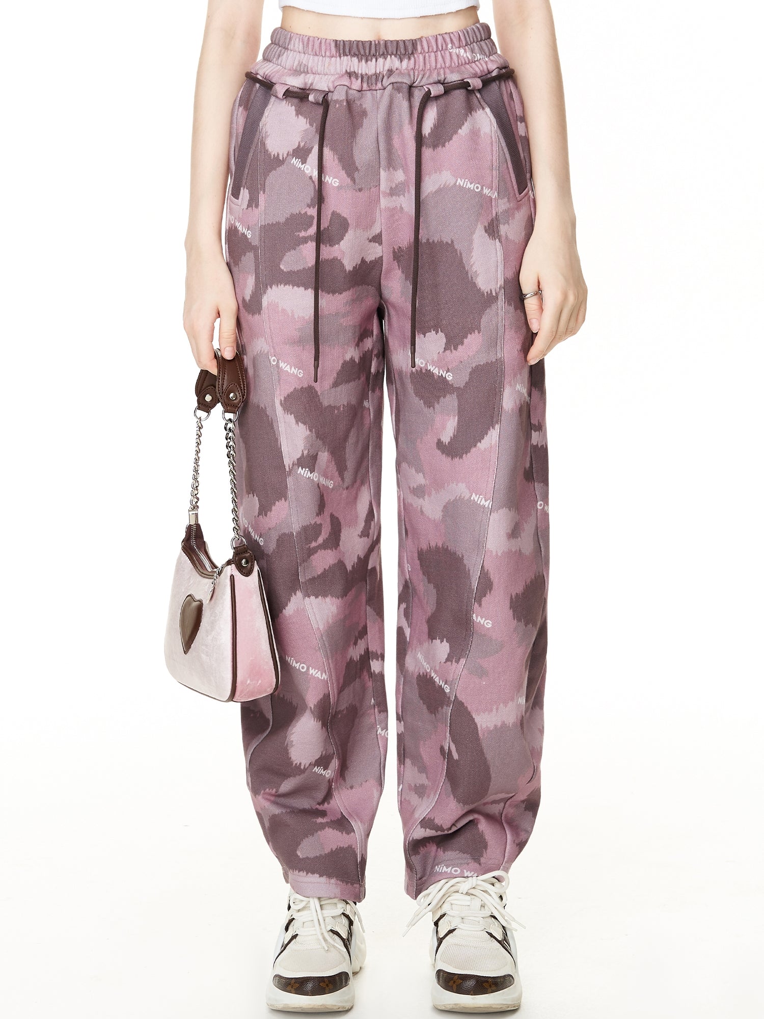 위장 A- 라인 치마 및 바지