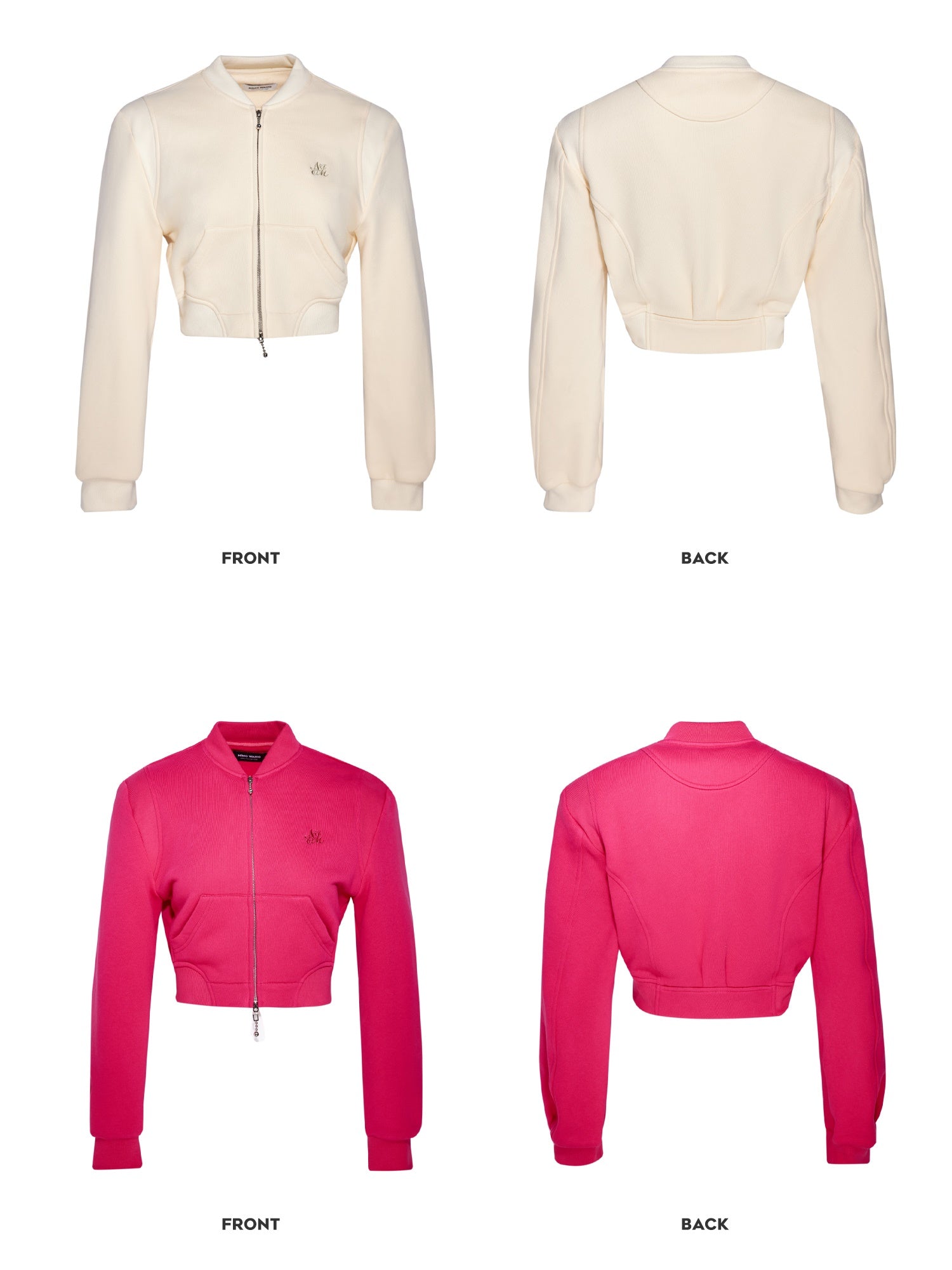 Short Casual Jacket & Slit Long Skirt