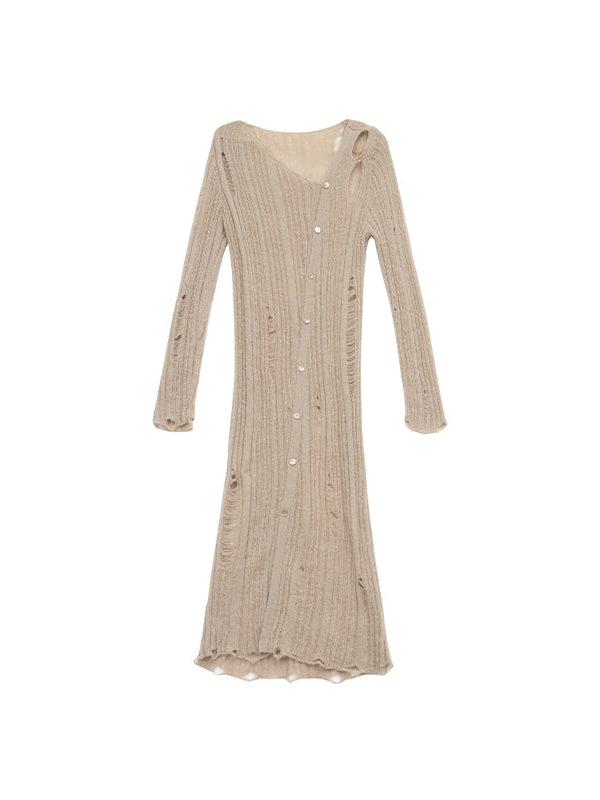 Long Knitted Cardigan