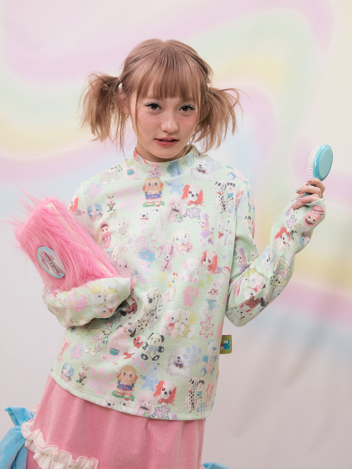 인쇄 된 바닥 셔츠