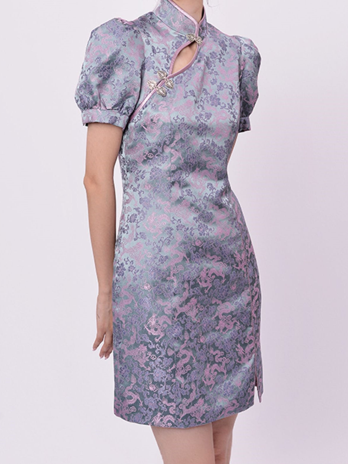 CHEONGSAM COSPLAY EMBROIDERY ONE-PIECE