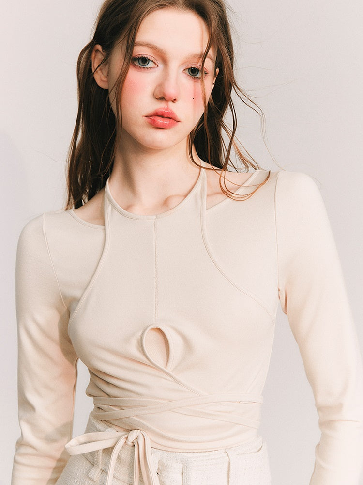 Gurte hängende Halshöhle -Oberseite