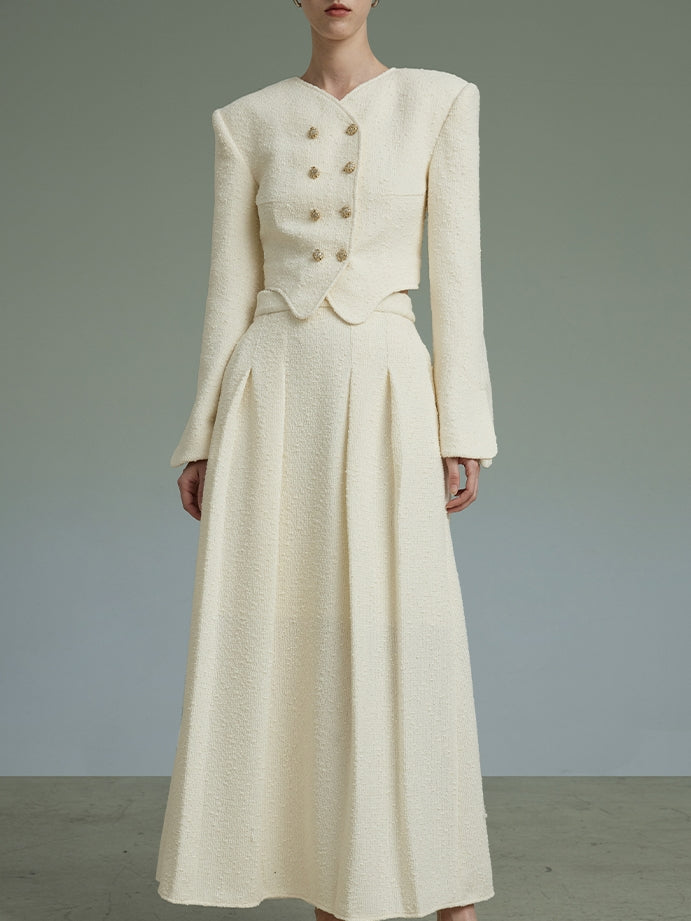 French Retro Small Fragrance Jacket & Skirt