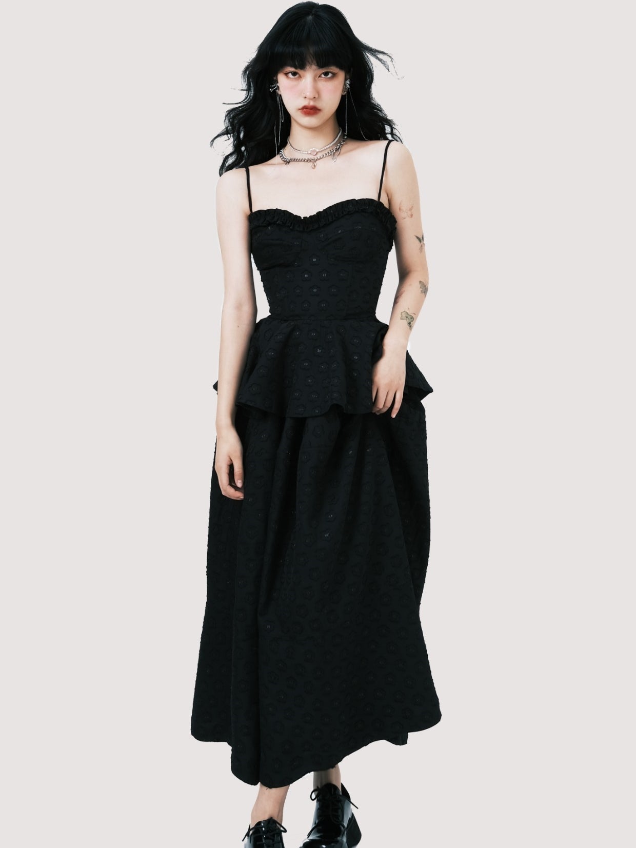 Top à suspense et jupe longue