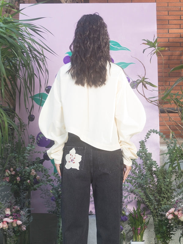 Kirschblüte Stickerei