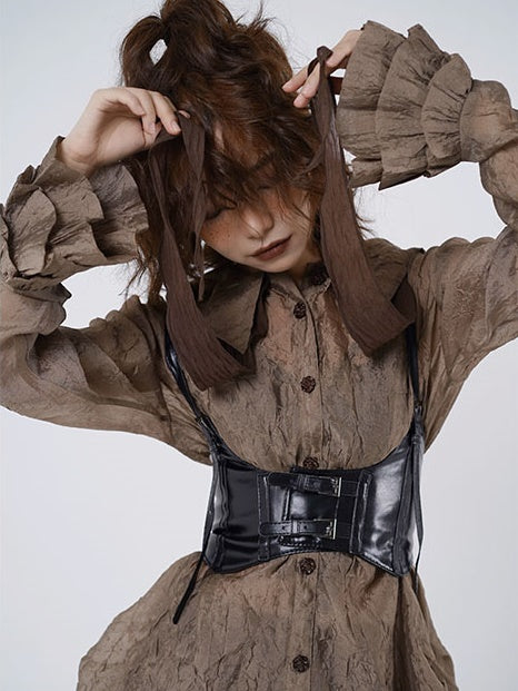 케이크 소매 셔츠