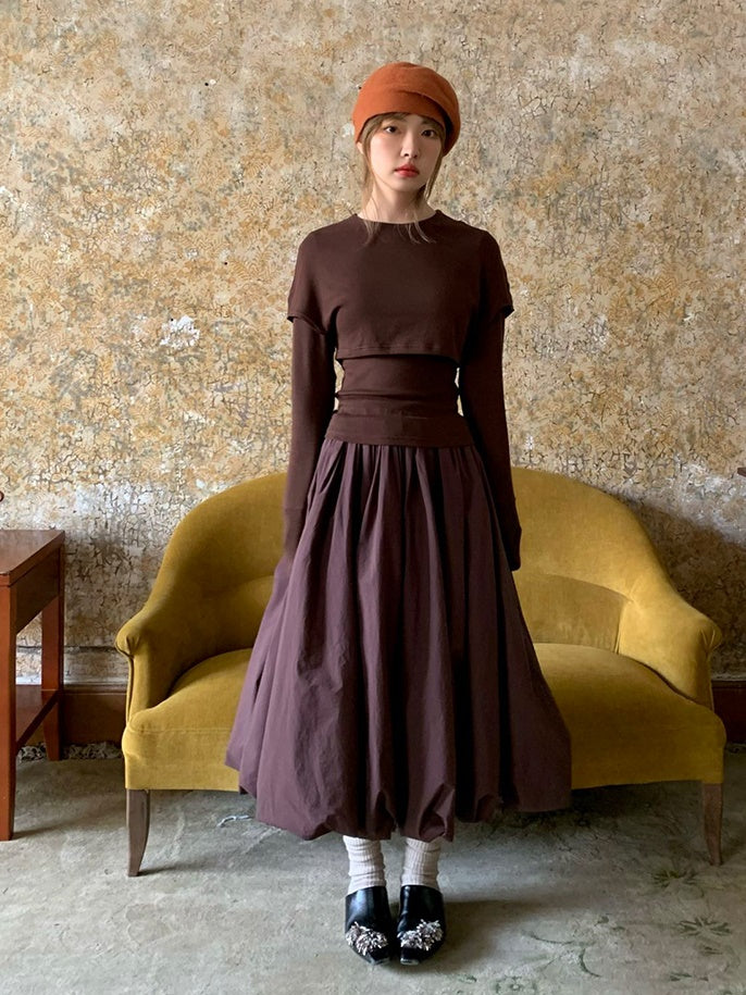 매우 큰 주름 구름 치마