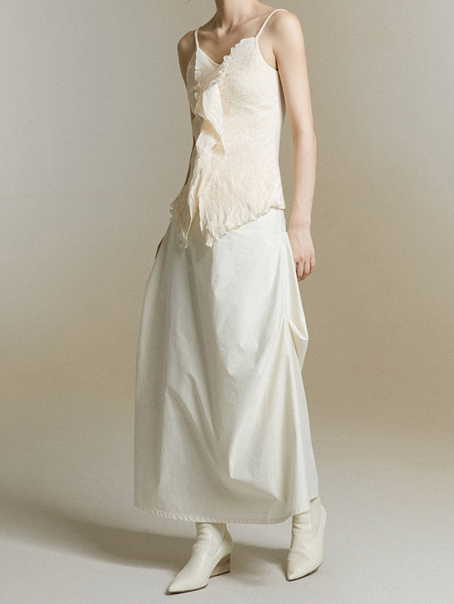 Simple Solid Color Skirt