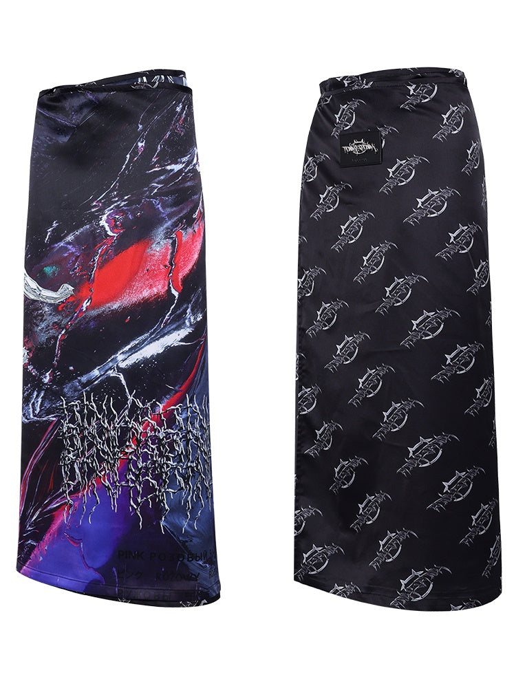 Reversible APRON SKIRT