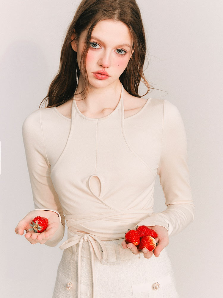 Gurte hängende Halshöhle -Oberseite