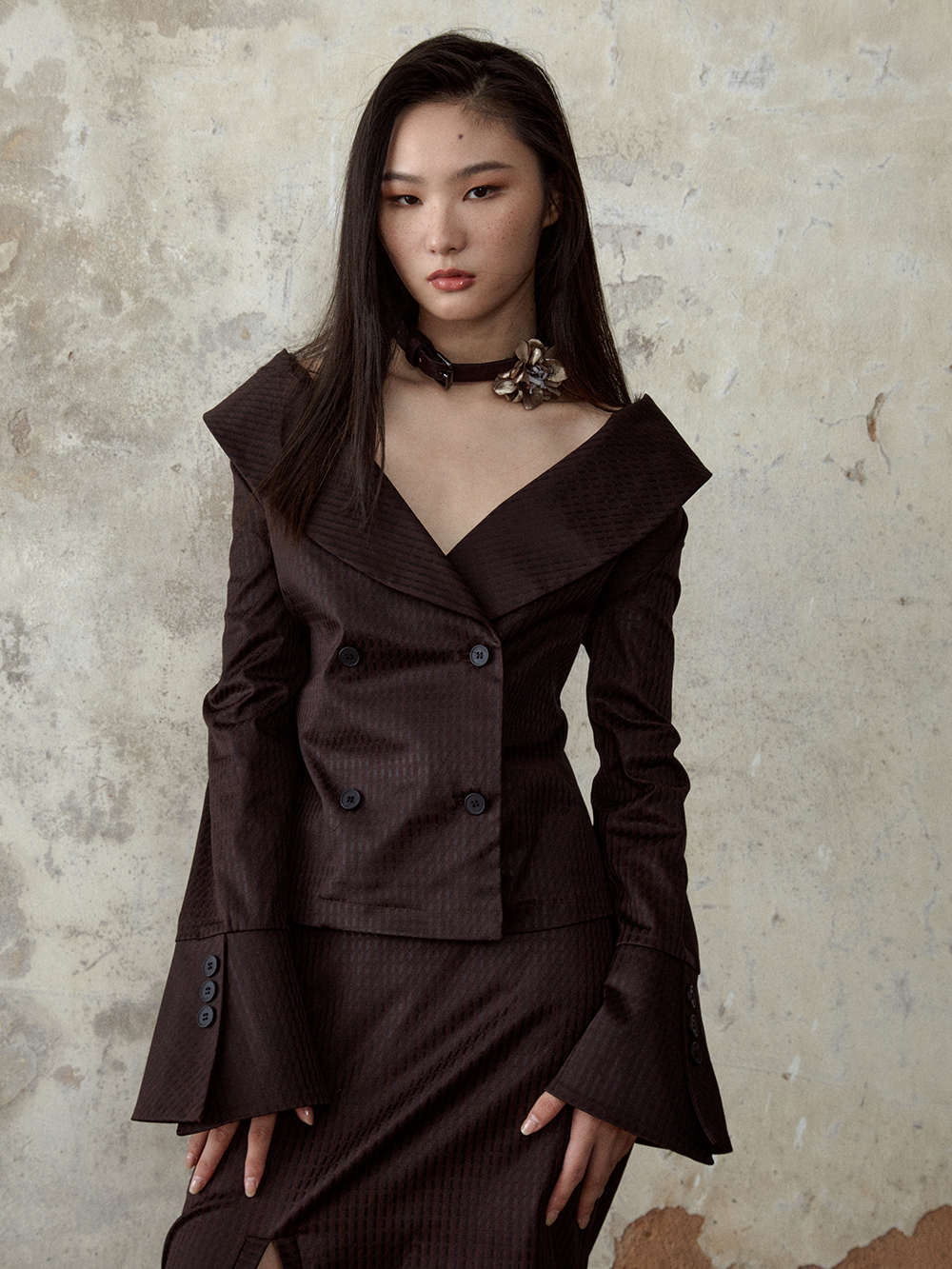 Blume Leder RorseHair Choker