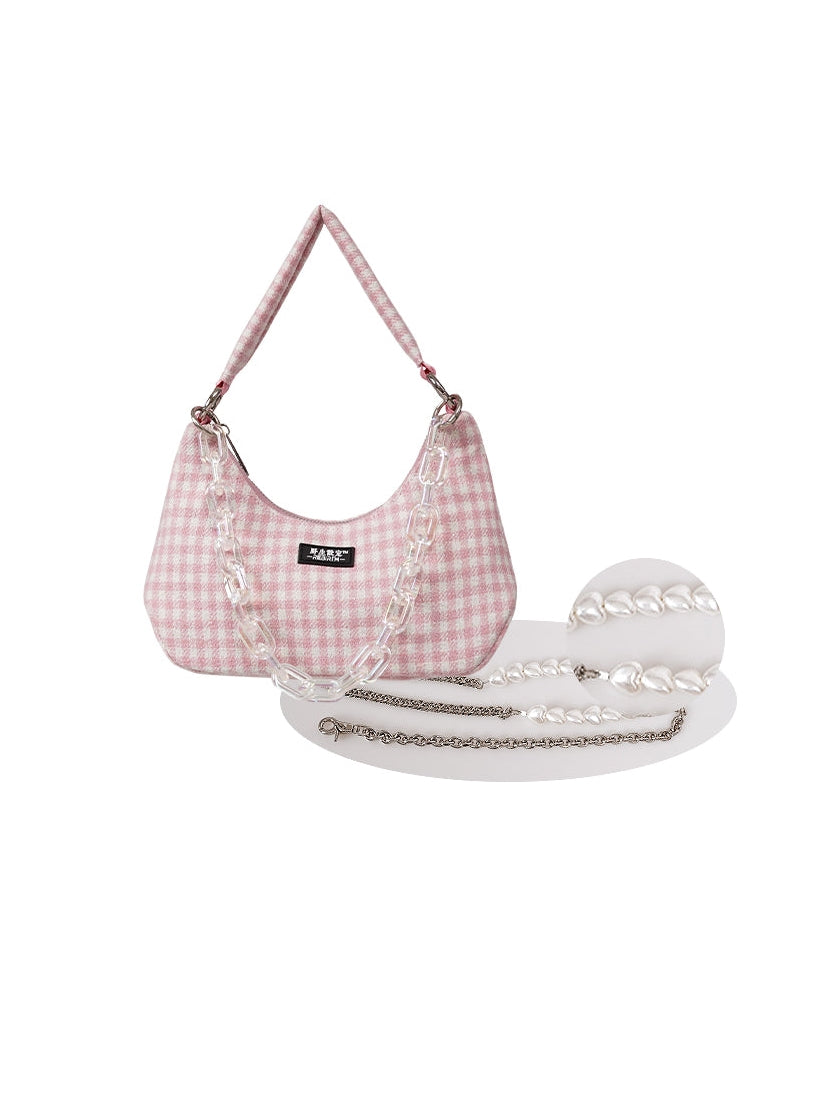 Denim Retro Armpit Bag