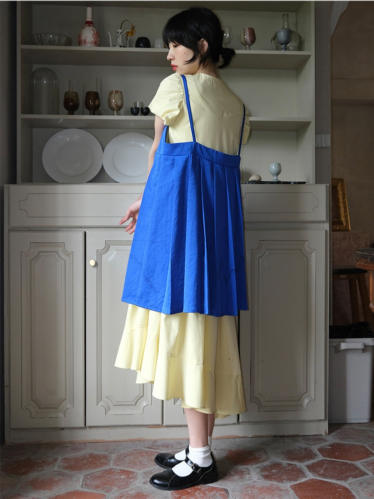 Faltener hoher Taillengurtrock