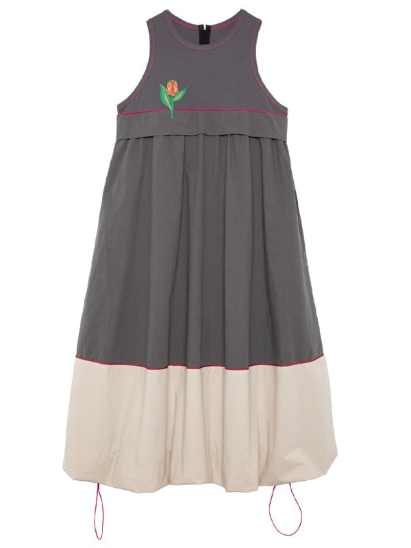 대비 색상 조절 가능한 새싹 원피스