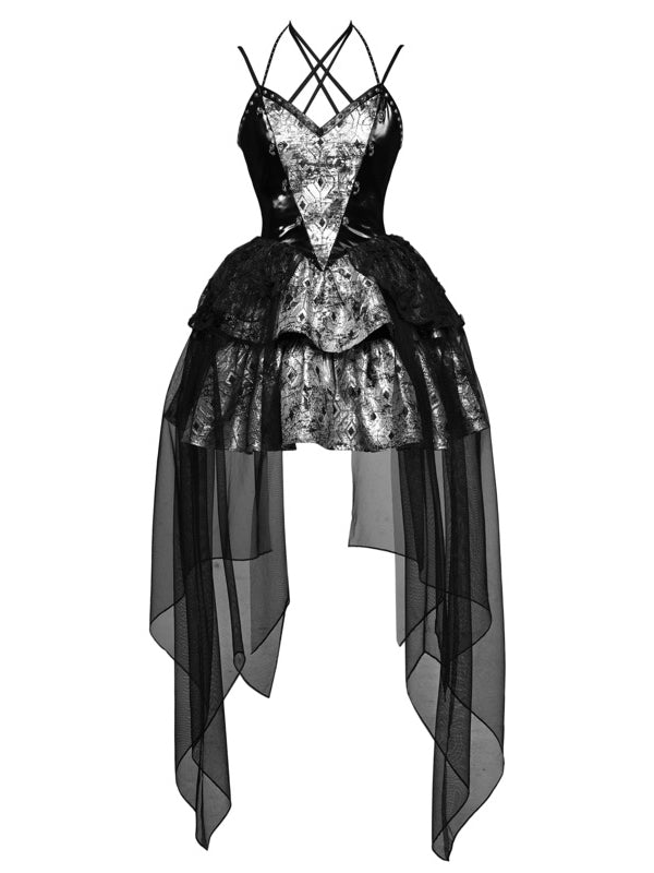 Gothic Princess Dress CIFFON Fluffy Cosplay ONE-PIECE