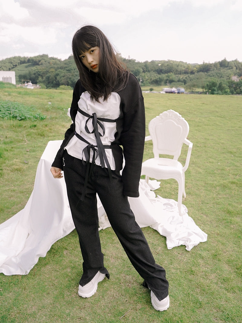 가역적 인 2way 니치 풀오버