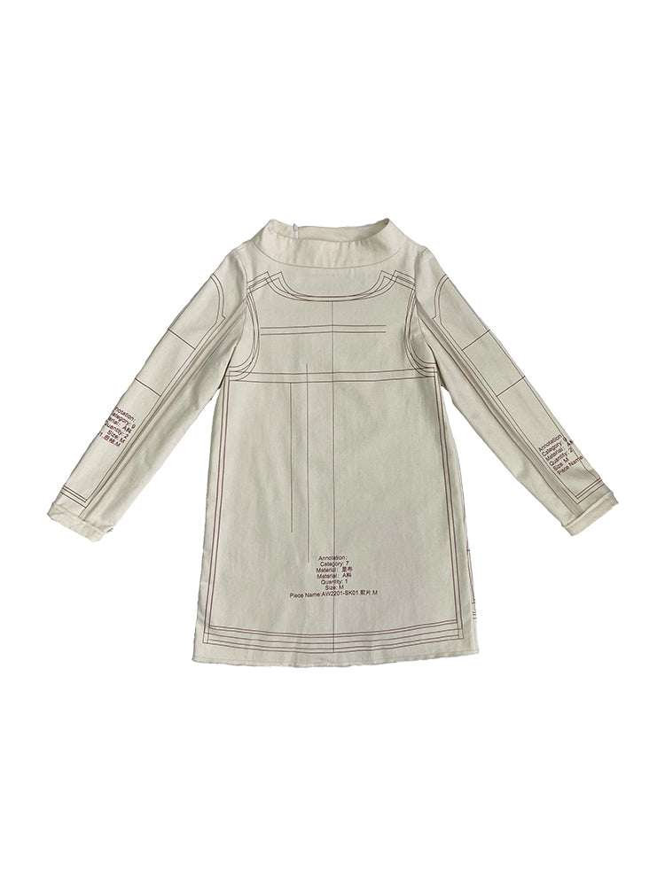 느슨한 해협 틈새 드레스