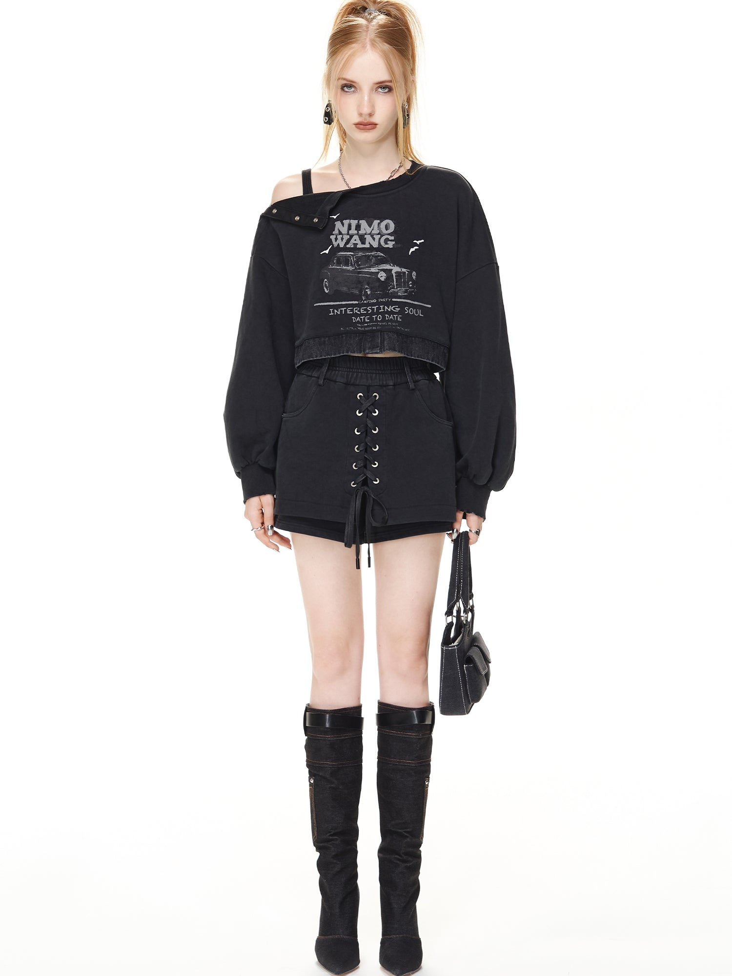 Pullover et short rétro