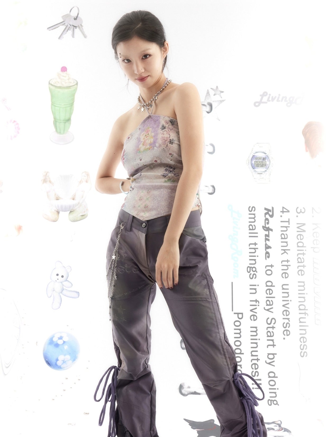 인쇄 된 고삐 스트랩 조끼