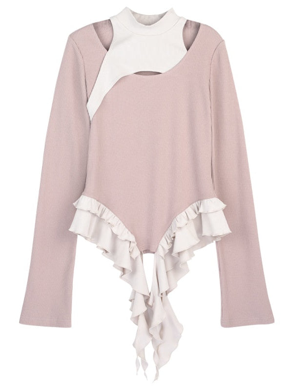 해체 된 프릴 탑