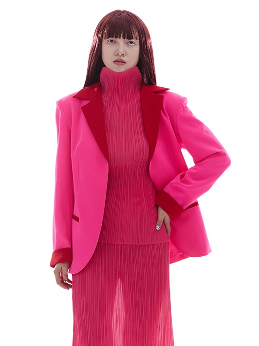 Pleated Sleeveless Top & Skirt Setup