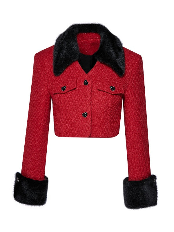 Retro Revers Short Jacket & gerade Rock