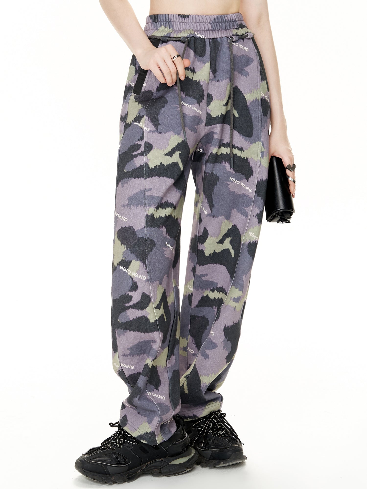 위장 A- 라인 치마 및 바지