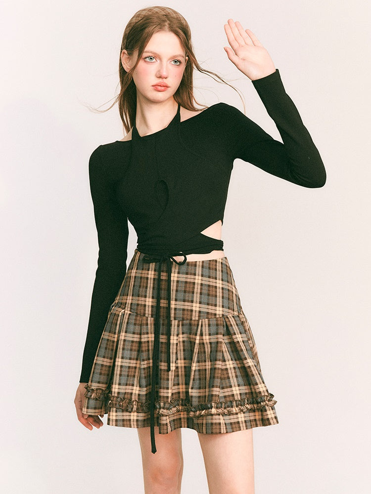 Gurte hängende Halshöhle -Oberseite