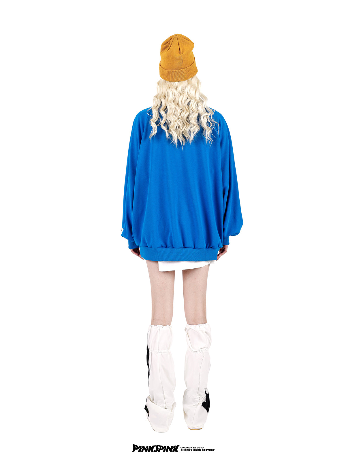 Polp-Neck College 스타일의 땀 풀오버