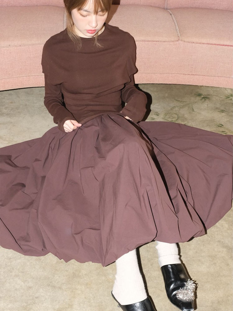 매우 큰 주름 구름 치마