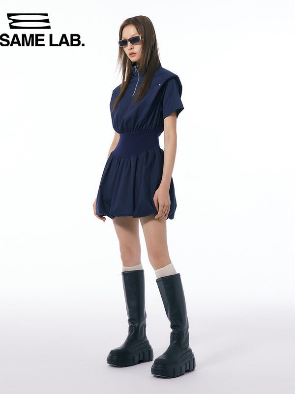 Standcollar Taille Form Ballon Einteiliger